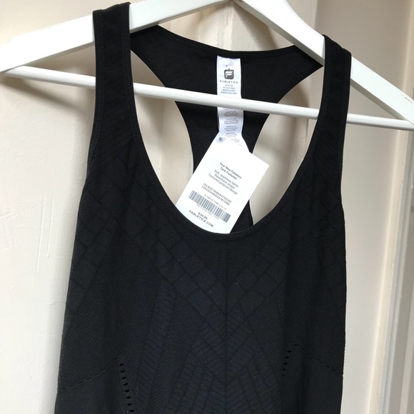 Fablrtics Olympus Tank Top Black Size L New - Picture 3 of 8